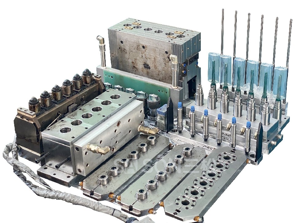 一步法注拉吹模具